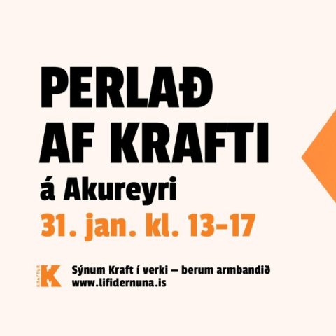 Perlað af Krafti á Akureyri