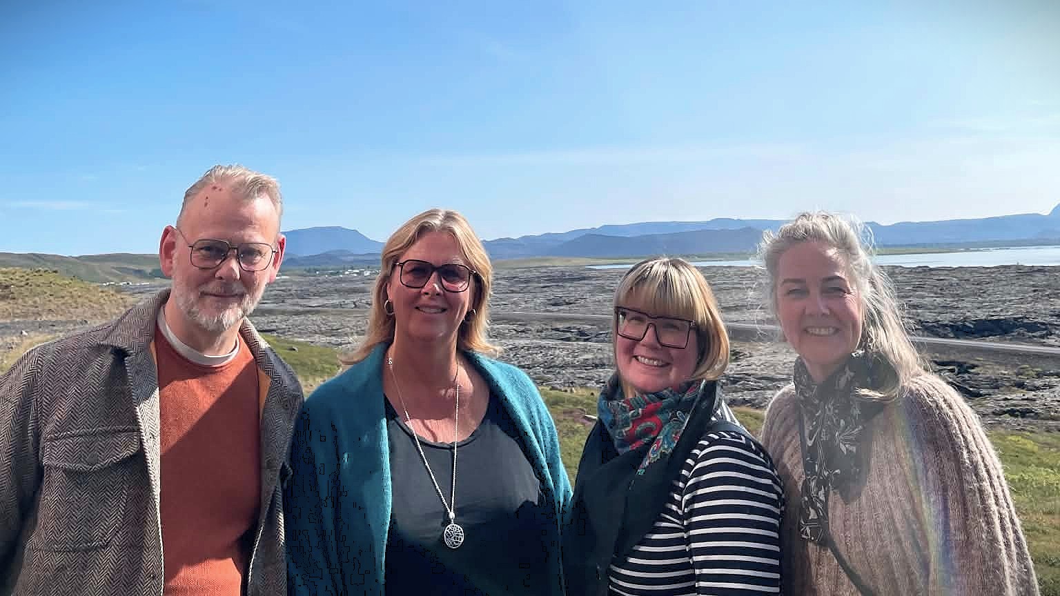 Denni, Hulda, Eva og Jenný