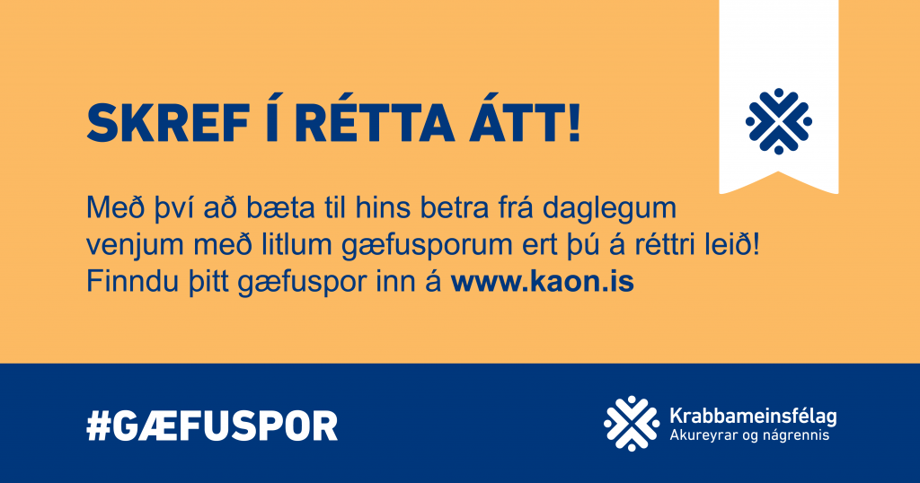 Skref í rétta átt!