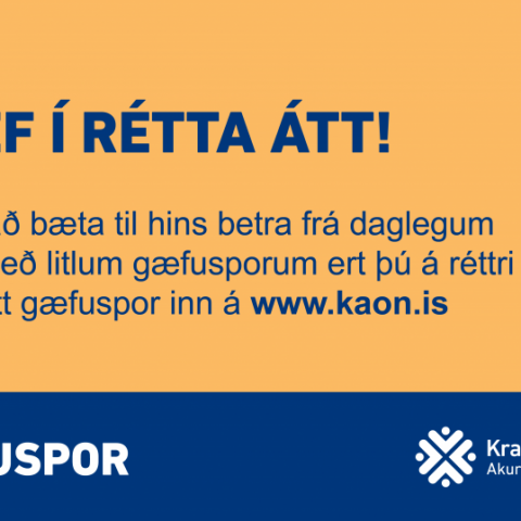 Skref í rétta átt!