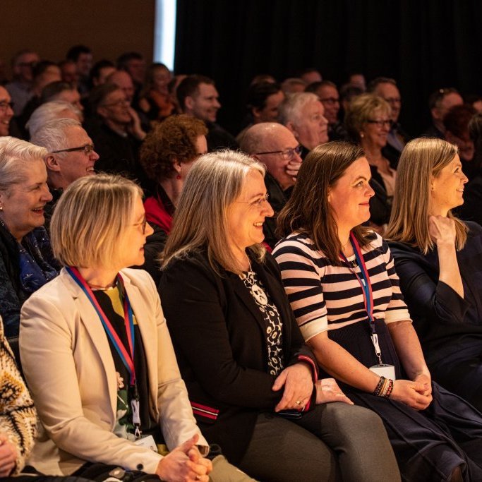 Þrátt fyrir alvarleika umfjöllunarefnisins gátu gestir hlegið inn á milli