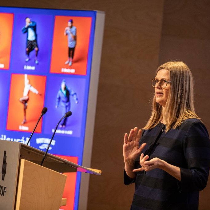 Sigrún Elva, fræðslu- og forvarnarfulltrúi Krabbameinsfélags íslands, var með erindi.