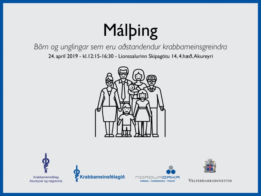 Vel heppnað málþing „Börn og unglingar sem aðstandendur krabbameinsgreindra“