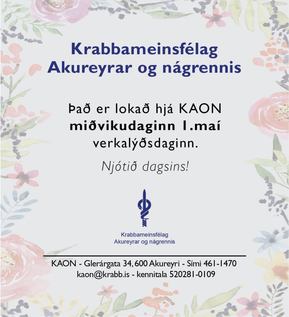 Verkalýðsdagurinn - lokað