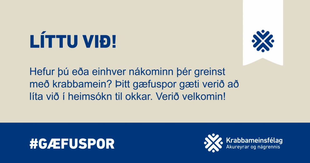 Gæfuspor ganga vel!