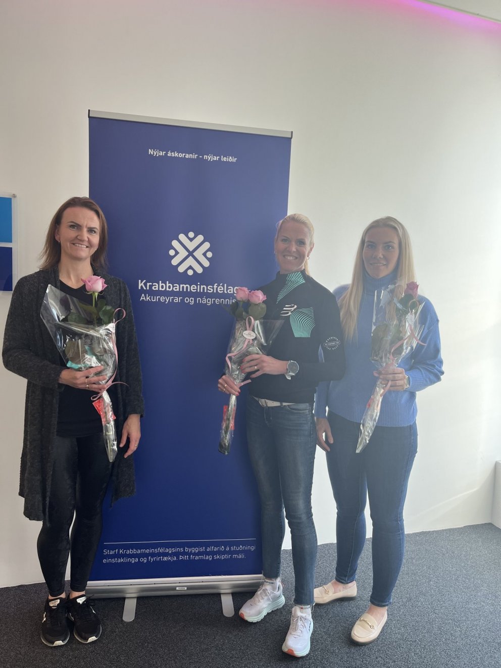 Frá vinstri, Sigurlaug, Anna Berglind, Sunna