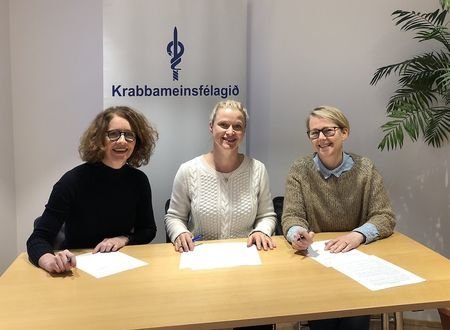 Krabbameinsfélag Íslands og KAON hafa gert með sér samkomulag um samstarf