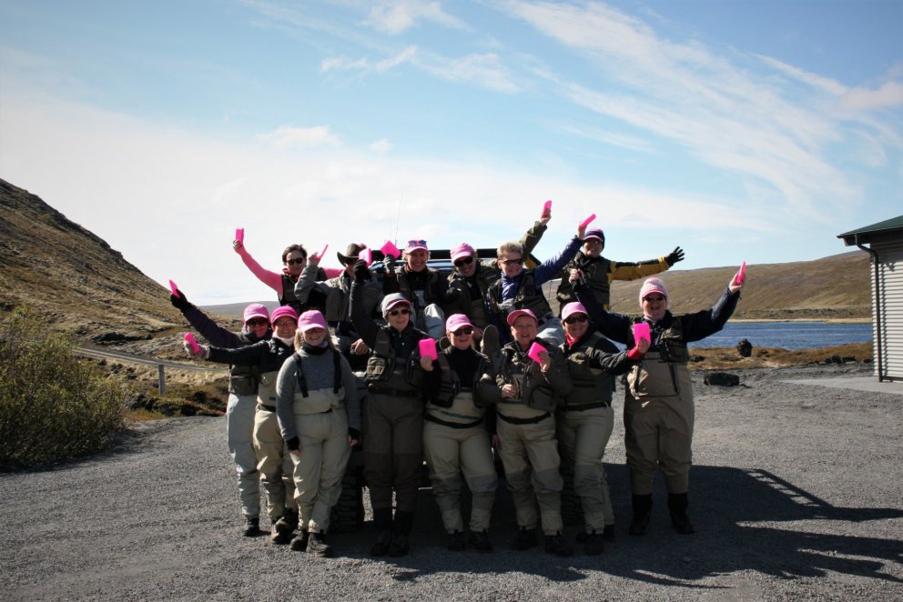 Kastað til bata í Laxá í Laxárdal