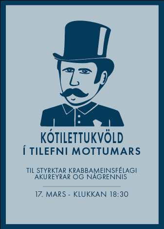 Kótilettukvöld í tilefni Mottumars