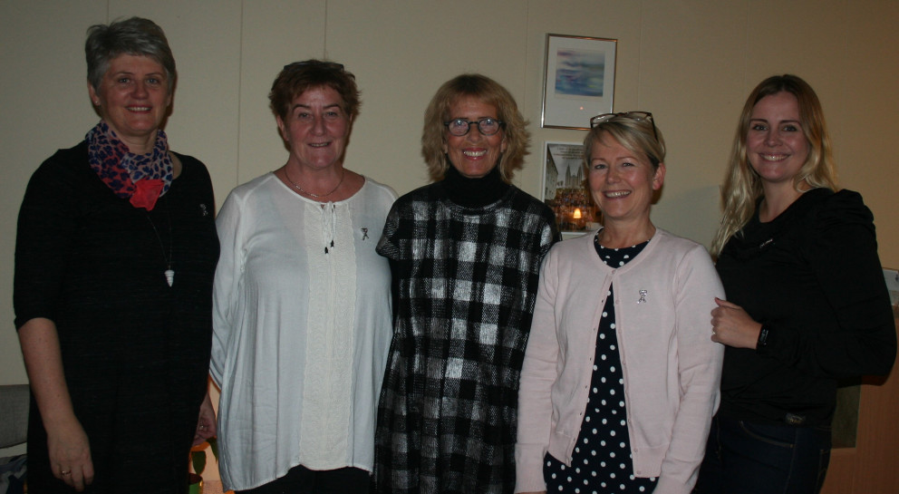 Sigrún, Jóhanna, Þorbjörg, Halldóra og Katrín