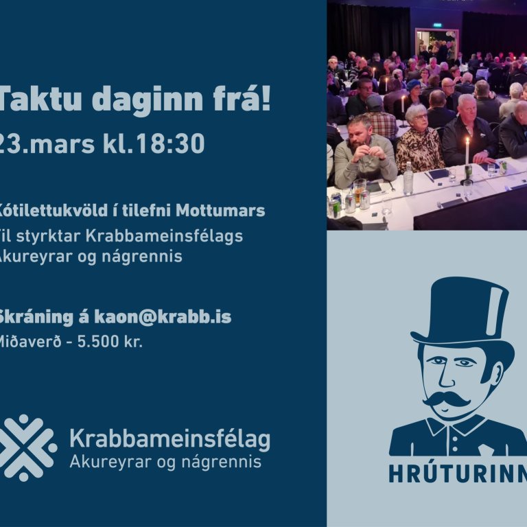 Kótilettukvöld 23. mars