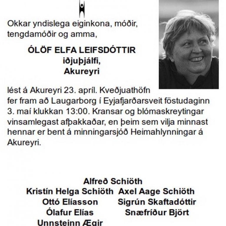 Kveðja frá Krabbameinsfélagi Akureyrar og nágrennis