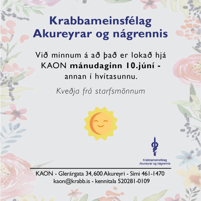 Annar í hvítasunnu - Lokað