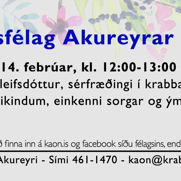 Hádegisfyrirlestur með Dr. Elísbetu Hjörleifsdóttur um sorg í veikindum 14.febrúar kl 12-13. Ilmandi…