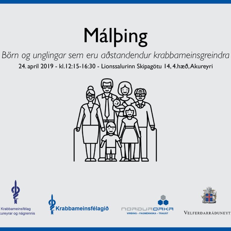 Vel heppnað málþing „Börn og unglingar sem aðstandendur krabbameinsgreindra“
