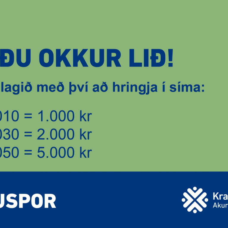 Gæfuspor Krabbameinsfélags Akureyrar og nágrennis