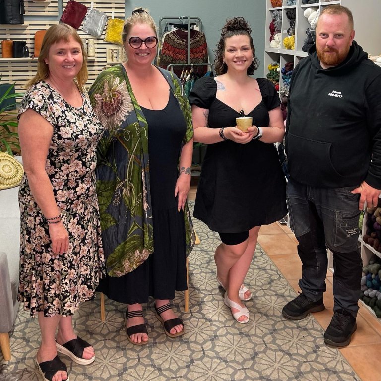 Stelpurnar í Garn í gangi, Hafdís og Jón.