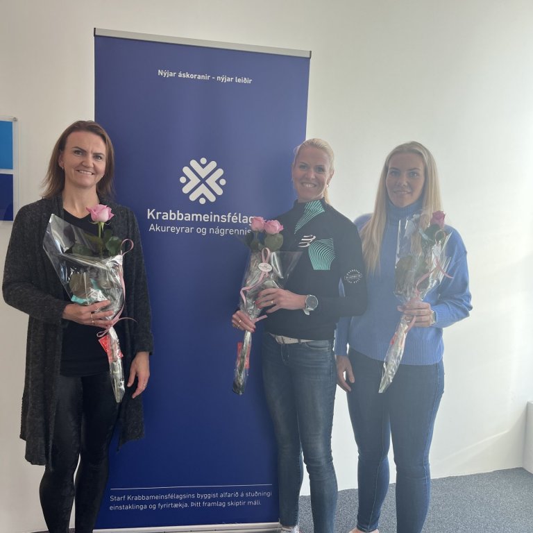 Frá vinstri, Sigurlaug, Anna Berglind, Sunna