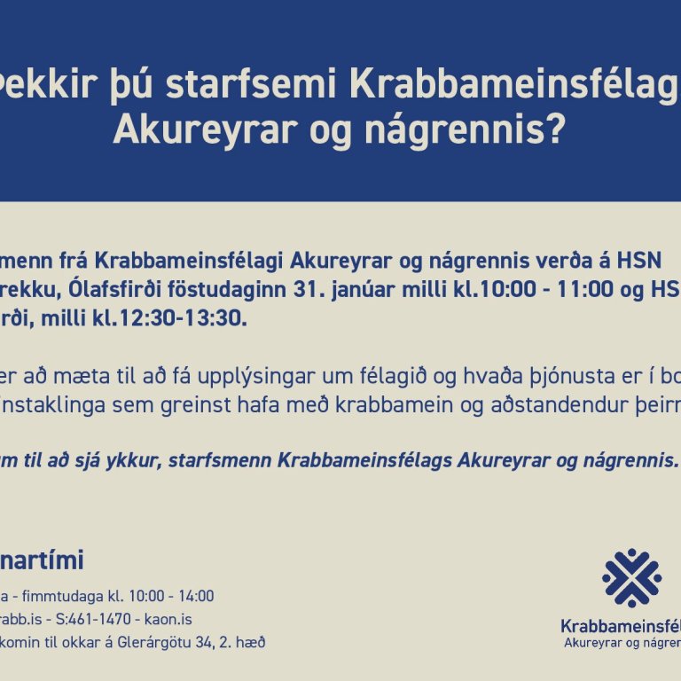 Ólafsfjörður og Siglufjörður - AFLÝST VEGNA VEÐURS !