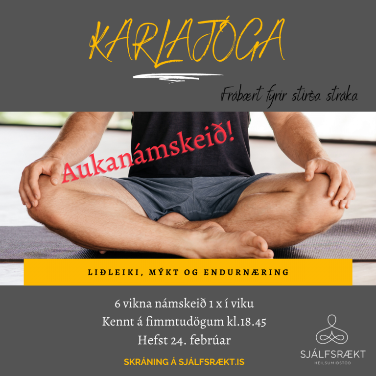 Karlajóga námskeið hjá Sjálfsrækt