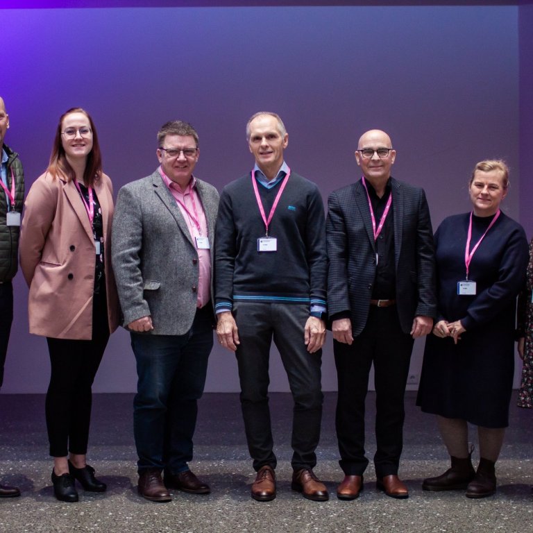 Stjórn félagsins. Frá vinstri: Hólmar Erlu Svansson, Þórunn Sif, Guðmundur Karl, Maron Björnsson, Pé…