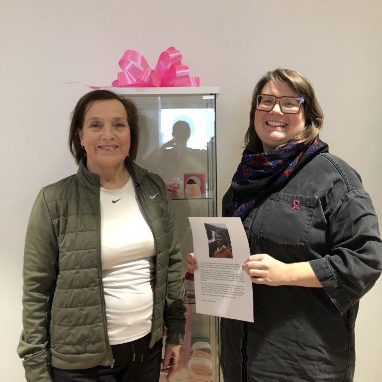 Hólmfríður Jóhannsdóttir og Eva Björg