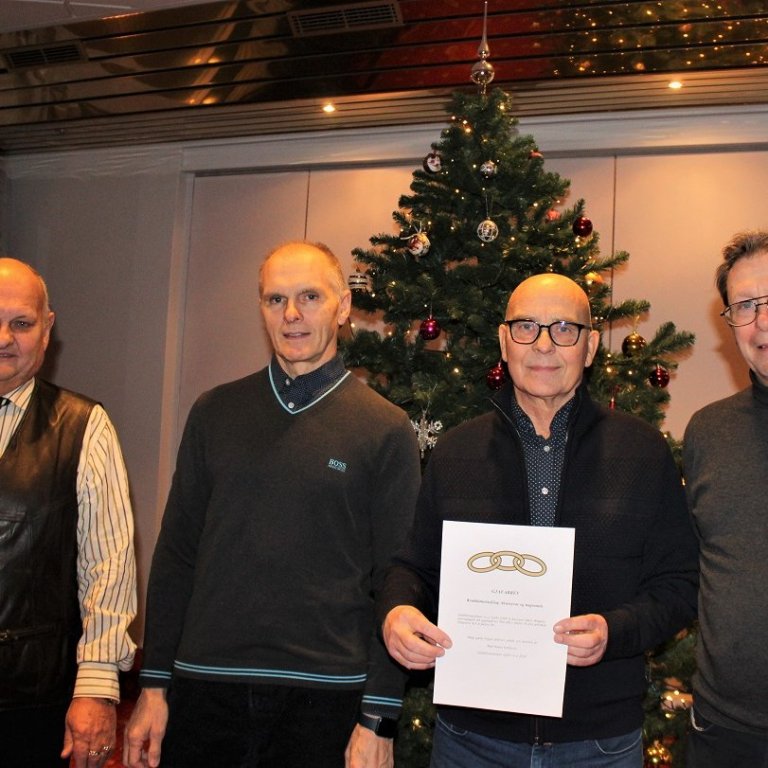 Á myndinni eru, frá vinstri: Einar Hjartarson Sjöfn, Maron Björnsson KAON, Pétur Jónasson KAON og Eg…