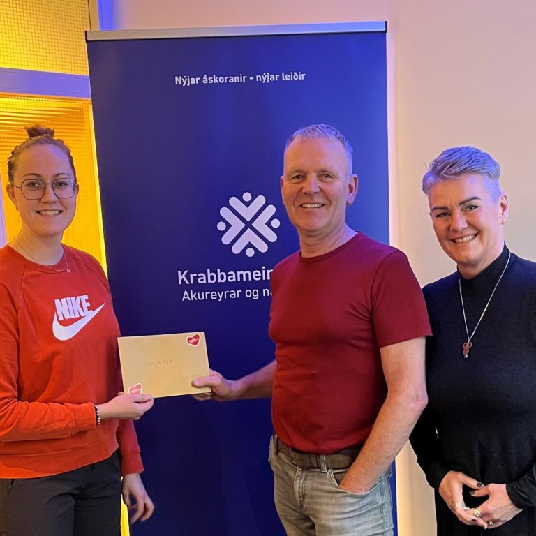 Þórunn Sif stjórnarmaður, Hörður og Erna.